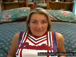 Teen cheerleader fucked during adult film casting interview