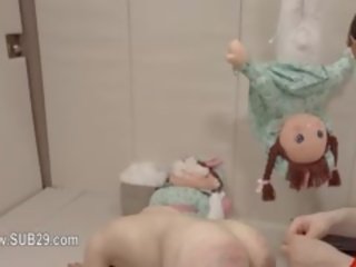 Good-looking дилдо анално секс филм vid с въже bdsm учител