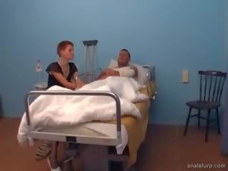 Terrific babes share huge boner in the hospital