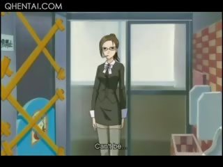 Nasty Hentai Teacher In Glasses Having Hardcore Anal dirty movie