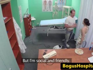 Surgeon bangs cleaning maid on bed